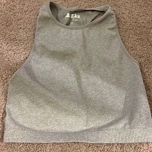 Forever 21 gray ribbed tank top